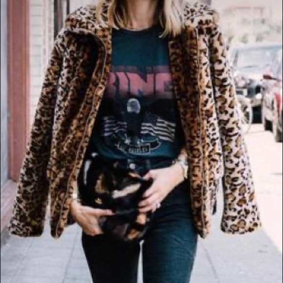 Faux Fur, Leopard print coat - Picture 3 of 10